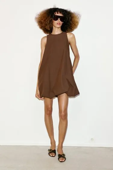 Мини-платье баллон