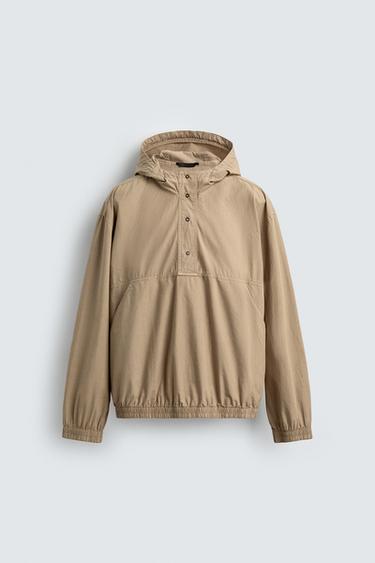 Куртка кенгуру свободного кроя с капюшоном