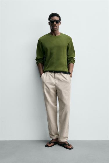 Zara Свободные брюки прямого кроя