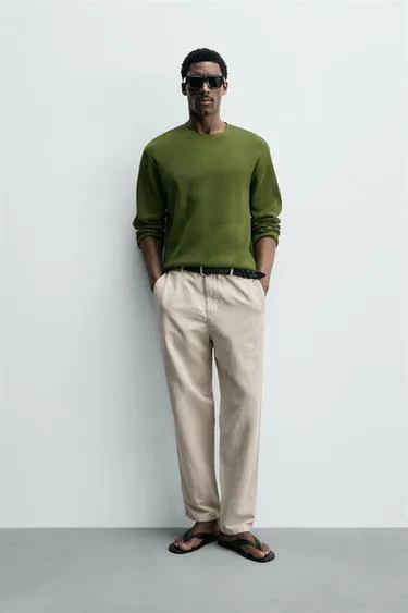 Свободные брюки прямого кроя