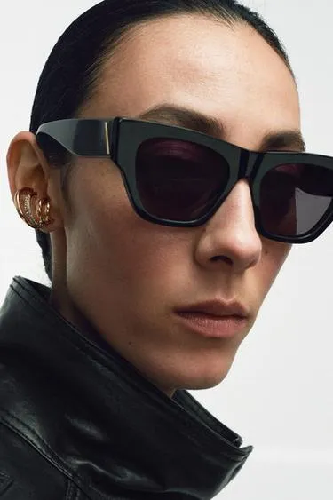 Серьги-каффы со стразами