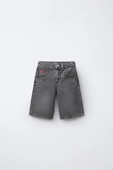 Длинные джинсовые шорты