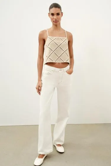 Топ в стиле пэчворк на бретелях- Заказать в России