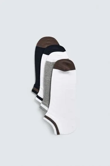 Набор из 4 пар носков в полоску- Заказать в России