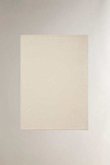 Zara Одеяло для младенцев из хлопка с узором из точек