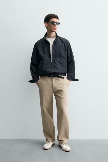 Zara Бомбер в клетку классического кроя купить с доставкой.