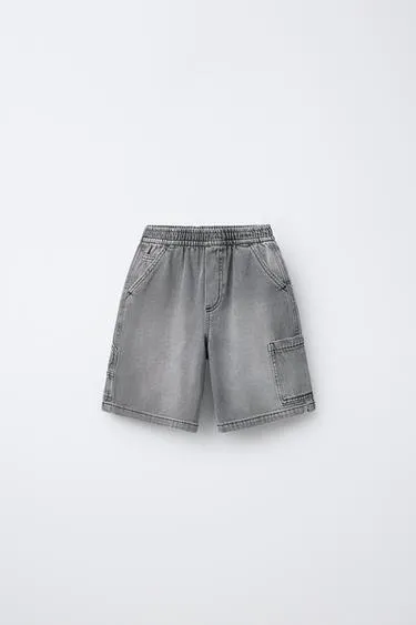 Джинсовые шорты-бермуды Baggy Carpenter