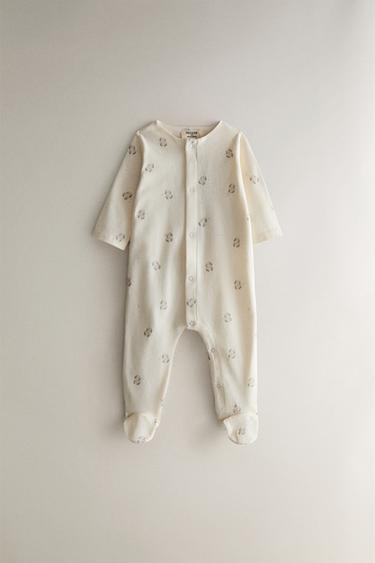 Zara Детский комбинезон с принтом зайца купить с доставкой.