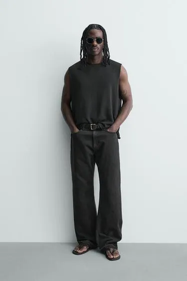 Трикотажный топ без рукавов- Заказать в России