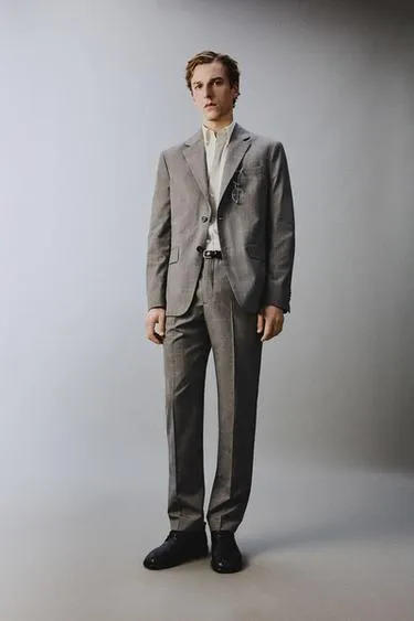 Пиджак костюмный в клетку- Заказать в России