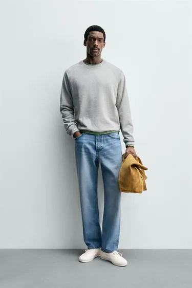 Базовая толстовка с эффектом потертости- Заказать в России