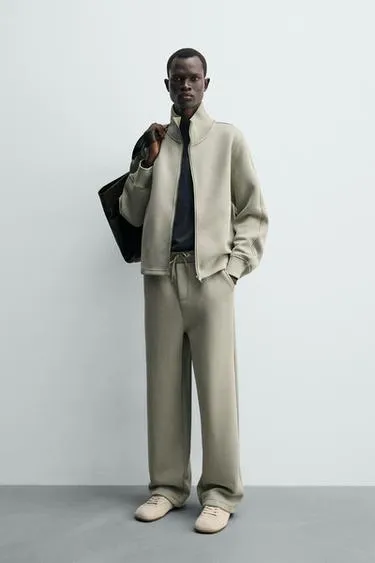 Толстовка из интерлока с молнией- Заказать в России