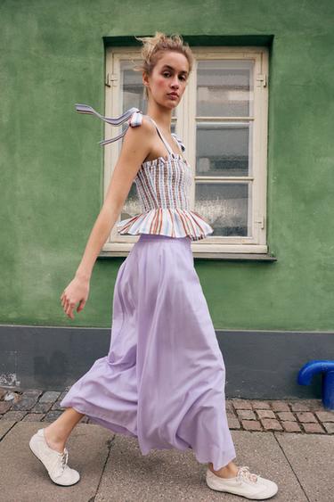 Zara Юбка-накидка миди