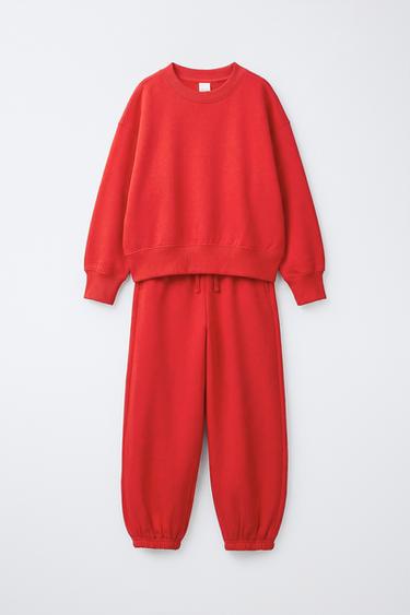 Zara Комплект из толстовки и брюк-джоггеров купить с доставкой.