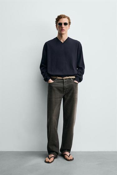 Zara Джинсы STRAIGHT FIT купить с доставкой.