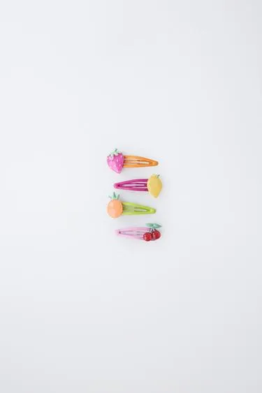 Набор из 4 заколок для волос «фрукты»