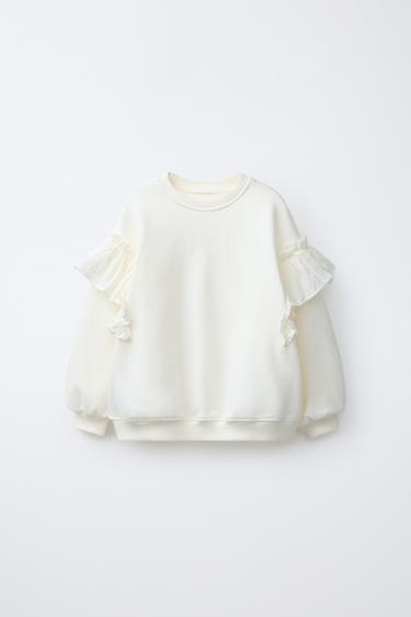 Zara Толстовка в романтическом стиле с воланами