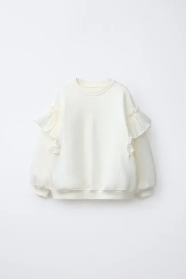 Толстовка в романтическом стиле с воланами- Заказать в России