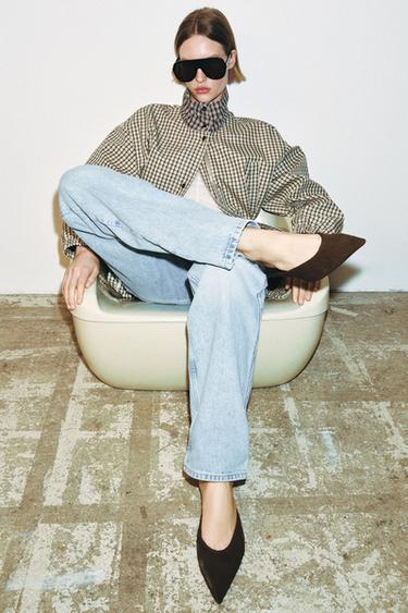 Zara Мюли на шерстяной подкладке с танкеткой купить с доставкой.