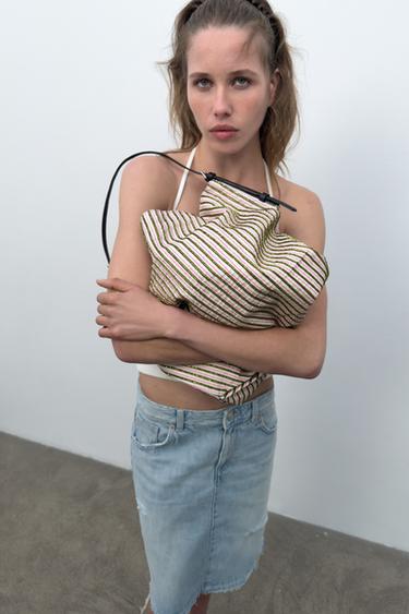 Zara Сумка-шопер с аппликациями и блестками купить с доставкой.