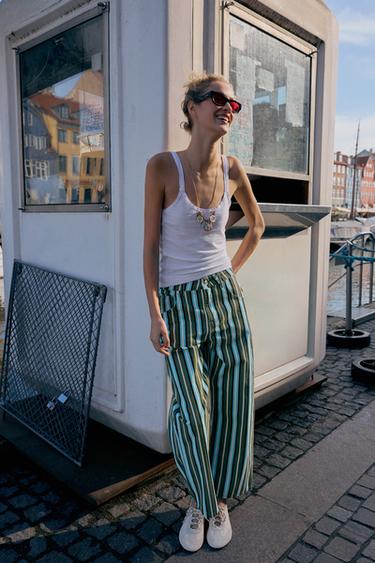 Zara Джинсы Z1975  в полоску