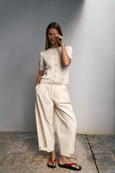 Кардиган с короткими рукавами- Заказать в России