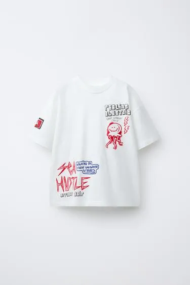 Футболка с принтом