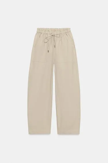 Брюки Tapered с эластичным поясом- Заказать в России