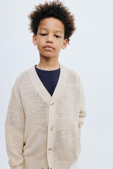 Zara STORIESZ - кардиган  из льна и хлопка