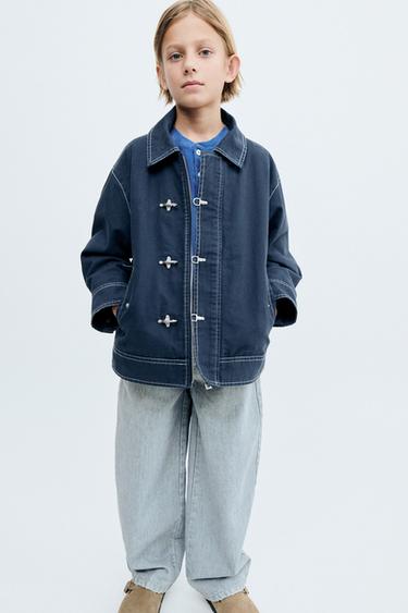 Zara STORIESZ - джинсы багги из рельефной ткани