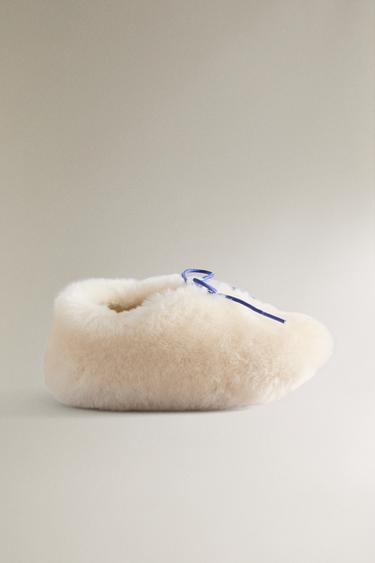 Zara Детские тапочки из искусственного меха THE ANIMALS OBSERVATORY