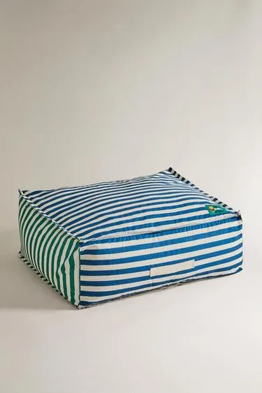 Детский пуф kids’ x the animals observatory в полоску