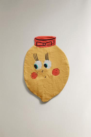 Zara Детское плетеное салфетки лимончелла X THE ANIMALS OBSERVATORY