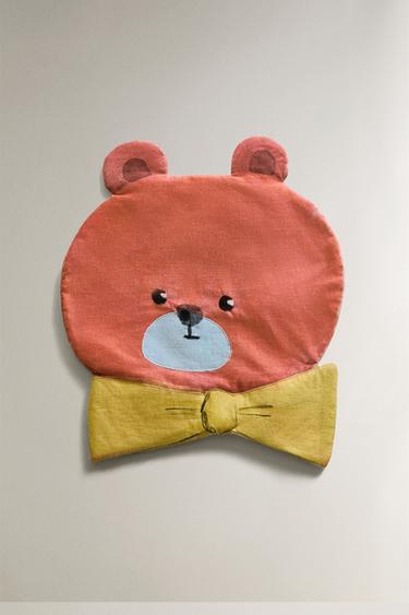 Детский подставка для тарелок в форме медведя x the animals observatory