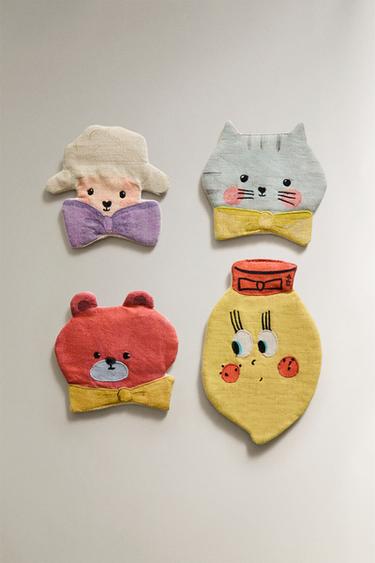 Набор детских подставок в форме животных от the animals observatory (набор из 4 шт.)- Заказать в России