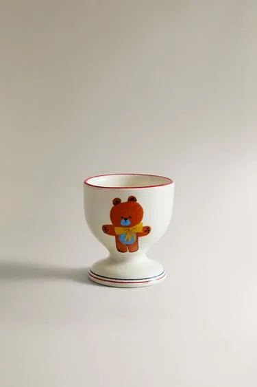 Яйцо стакан для яиц bear x the animals observatory porcelain