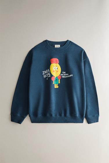 Zara Свитшот LIMONCELLA X THE ANIMALS OBSERVATORY (для взрослых)
