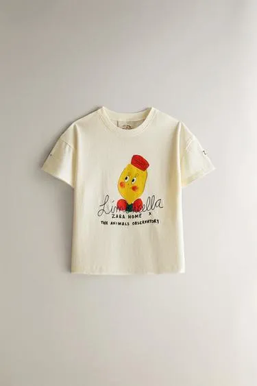 Детская футболка kids limoncella x the animals observatory