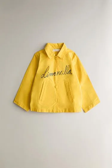 Детская вощеная куртка kids waxed limoncella x the animals observatory