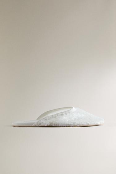 Zara Туфли-мюли с пайетками