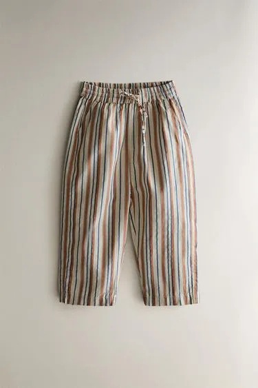 Детские полосатые пляжные брюки- Заказать в России