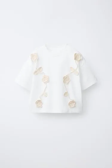 Топ с цветами кроше