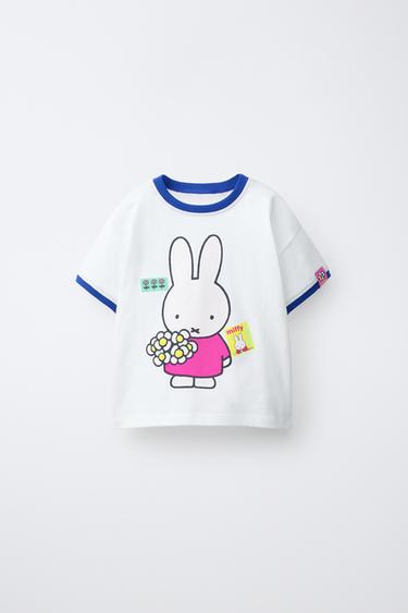 Футболка с контрастными деталями и принтом Miffy™ Mercis Bv ©- Заказать в России