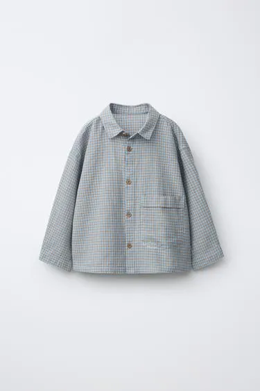 Рубашка в клетку виши- Заказать в России