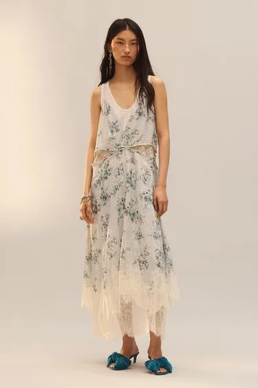 Платье с рисунком из рами limited edition- Заказать в России