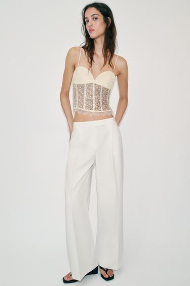 Zara Топ-корсет с пайетками