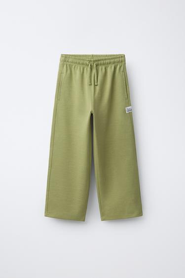 Прямые брюки из мягкой ткани интерлок- Заказать в России