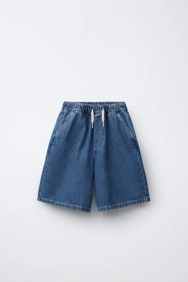 Свободные джинсовые шорты- Заказать в России