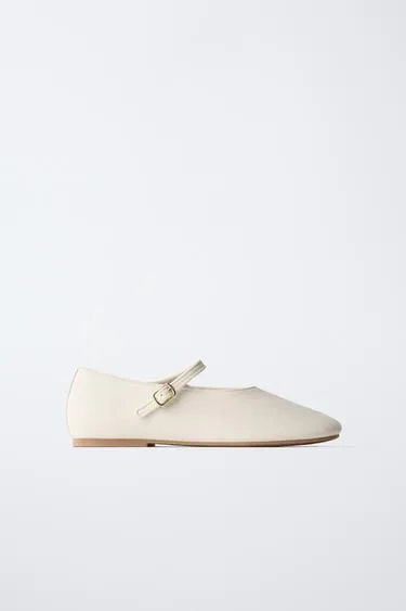 Балетки с пряжкой- Заказать в России