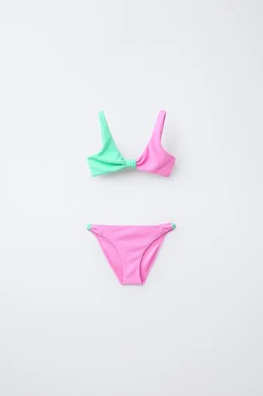 6-14 лет/бикини с узлом- Заказать в России